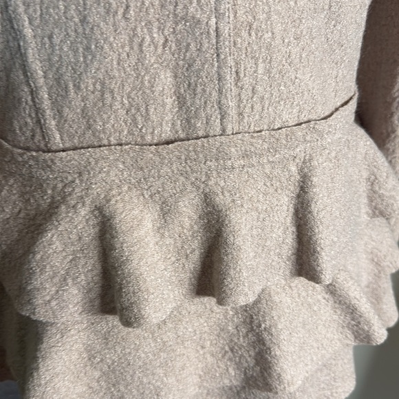 Mystère ruffle Fitted Jacket size medium EUC - Picture 6 of 11